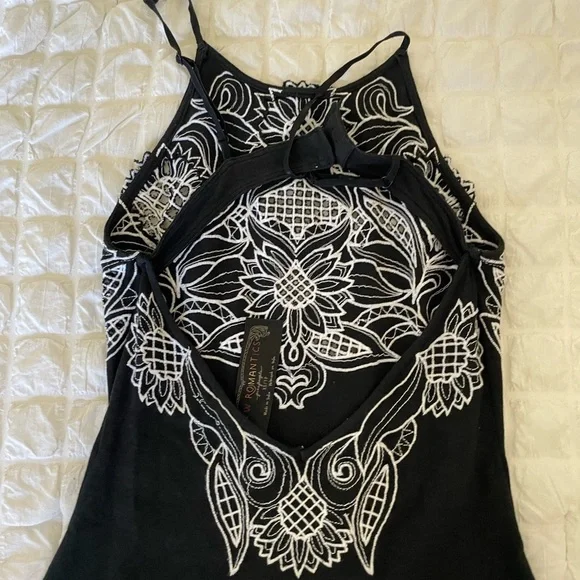Free People embroidered New Romantics mini dress - Picture 4 of 7
